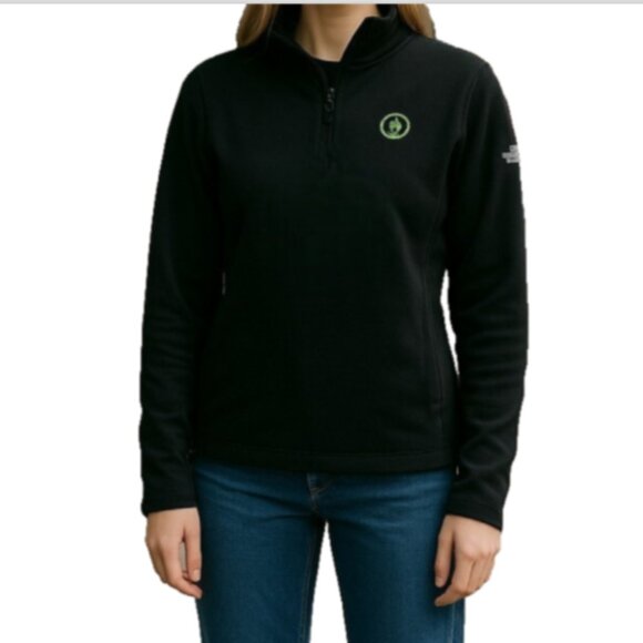 The North Face Women’s Jacket Sz S NWT Black Softshell 1/4 Zip Athletic Fit - Picture 10 of 13